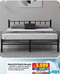 METAL ÇİFT KİŞİLİK KARYOLA